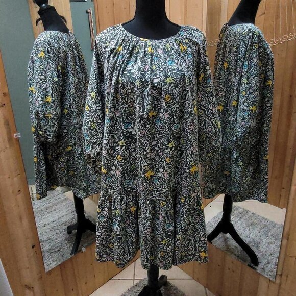 Levi's Floral Boho Vintage Dress - Size M - Picture 1 of 3